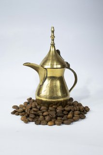 Dallah with Gold Accent 1L